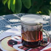 Buydeem Tea Pot Glass With Bracket 500ml